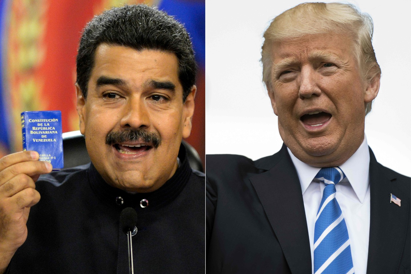 D.Trumpas netgi svarsto karinio JAV įsikišimo Venesueloje galimybę.<br> AFP/Scanpix nuotr.