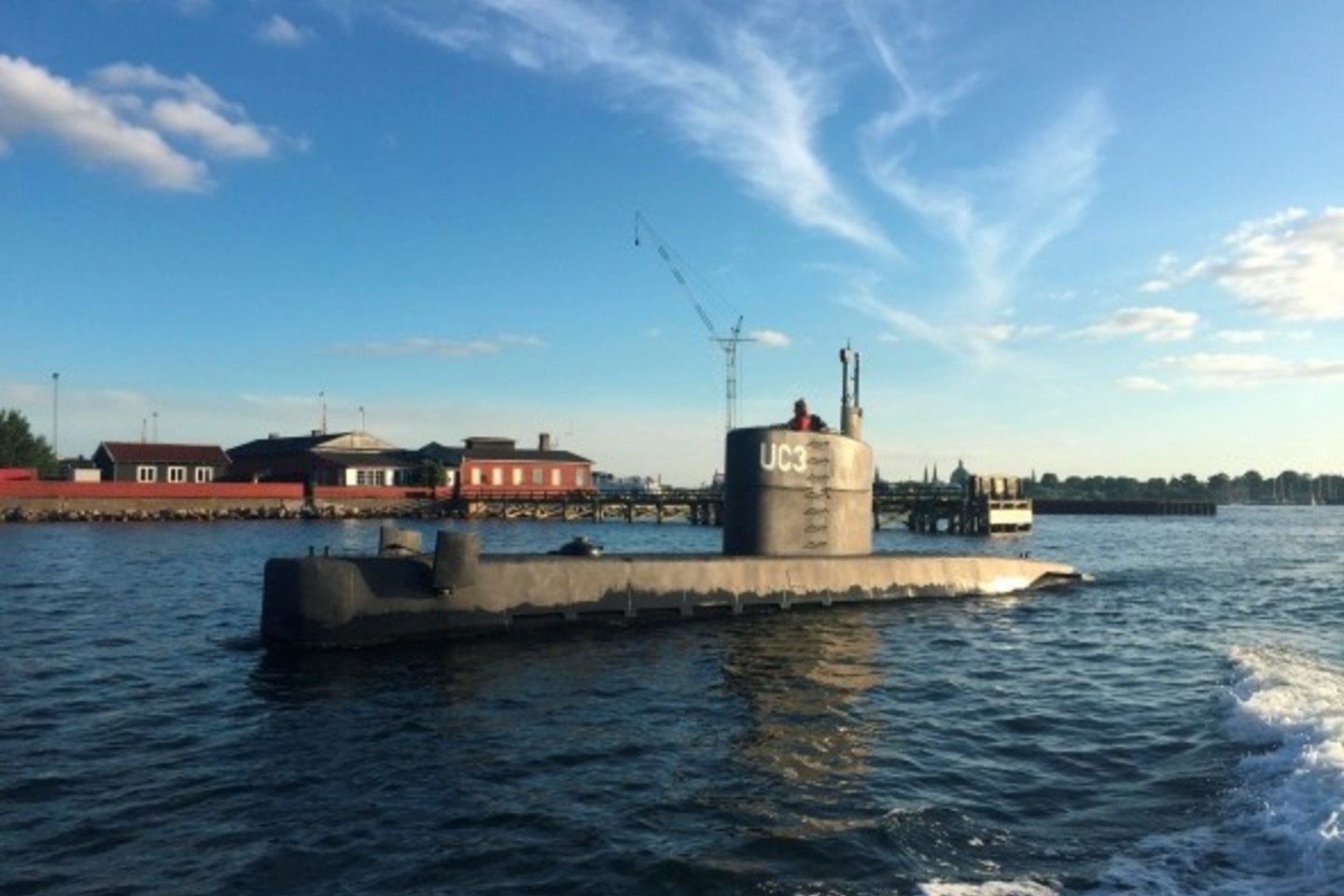 Peteris Madsenas penktadienį sulaikytas dėl preliminarių kaltinimų netyčiniu nužudymu, nuskendus 40 tonų vandentalpos ir beveik 18 metrų ilgio laivui „UC3 Nautilus“. Jis neigia buvęs atsakingas už 30-metės Kim Wall dingimą; pasak jo, ji iš laivo išlipo anksčiau.