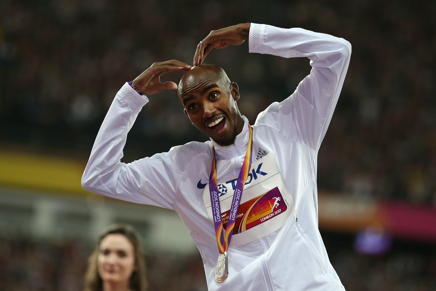 Mo Farah turėjo tenkintis sidabru.