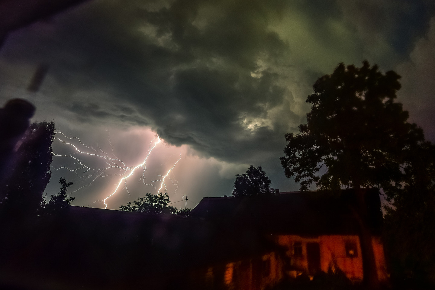 Žaibai,vasara,lietus ,orai.Butėnai<br>V.Ščiavinsko nuotr.