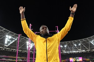 Pagarba legendai: pilnutėlis stadionas atsisveikino su Usainu Boltu