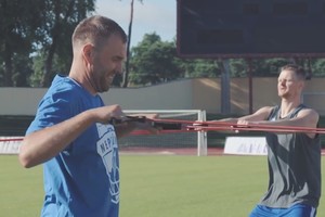 Renaldas Seibutis ir Tomas Delininkaitis jau pluša su „Neptūno“ marškinėliais