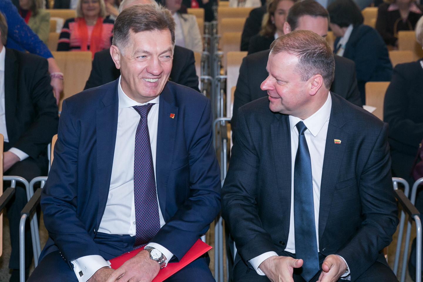 Saulius Skvernelis ir Algirdas Butkevičius.