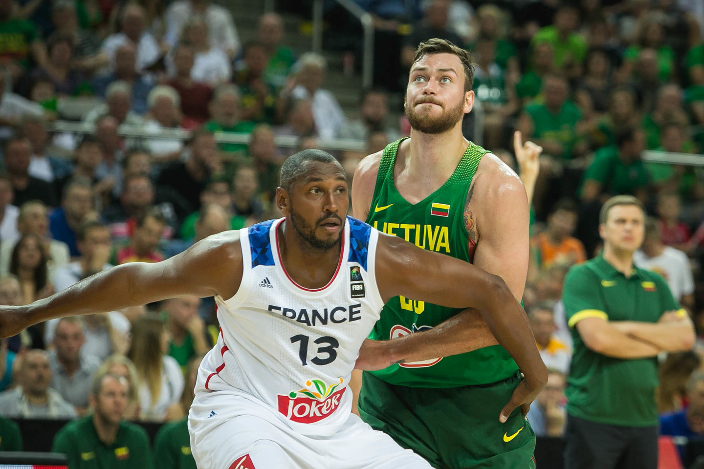 Lietuvos rinktinė Kaune užtikrintai įveikė prancūzus.<br>G.Bitvinsko nuotr.