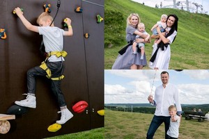 Natalijos Bunkės sūnaus gimtadienį šventė ir Katažina Zvonkuvienė su dvynukais