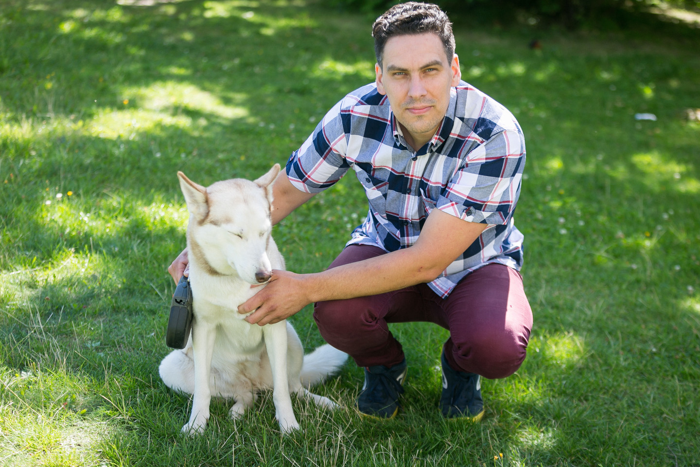 R.Andriuškai kilo idėja – tokią įrangą pasiūlyti visiems šunų augintojams ir parodyti, kad šuo skirtas ne tik gulėti ant sofos ar saugoti būstą. <br>T.Bauro nuotr.