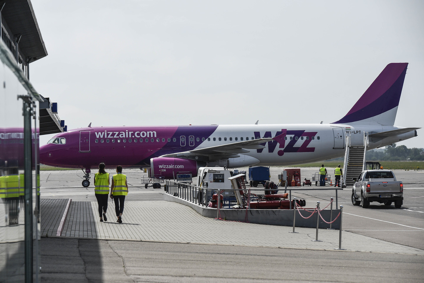 "Wizz Air" sugalvojo, kaip dar prisivilioti keleivių.  <br>V.Ščiavinsko nuotr.