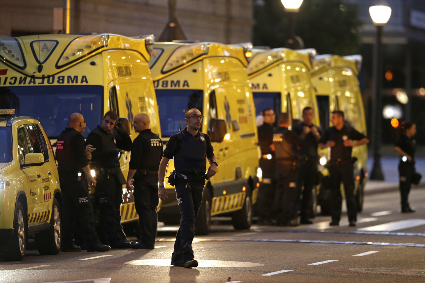  Barselonoje surengtas teroro išpuolis.<br> AP nuotr.