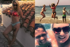 Skandalingoji Agnė Stumbrė su šeima trumpam pabėgo į Kiprą