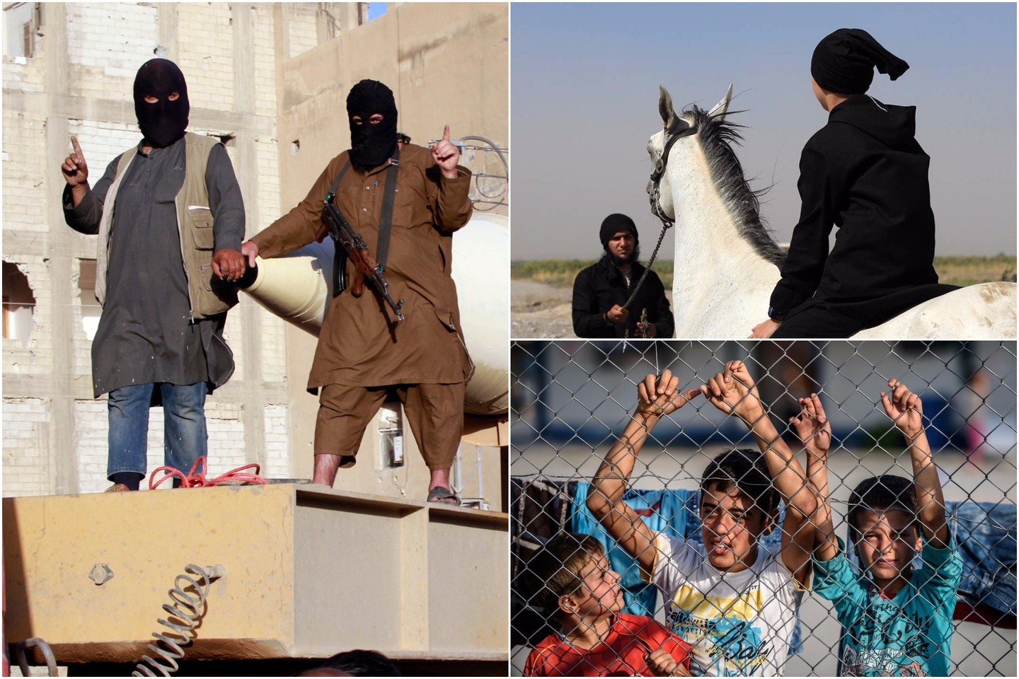  Džihadistų grupuotę IV palikę vaikai slapta bėga į Europą.<br> lrytas.lt montažas