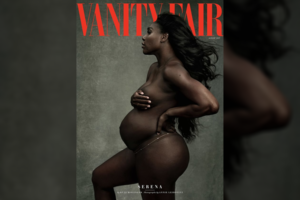 Nėščia teniso žvaigždė Serena Williams ryžosi apsinuoginti žurnalui