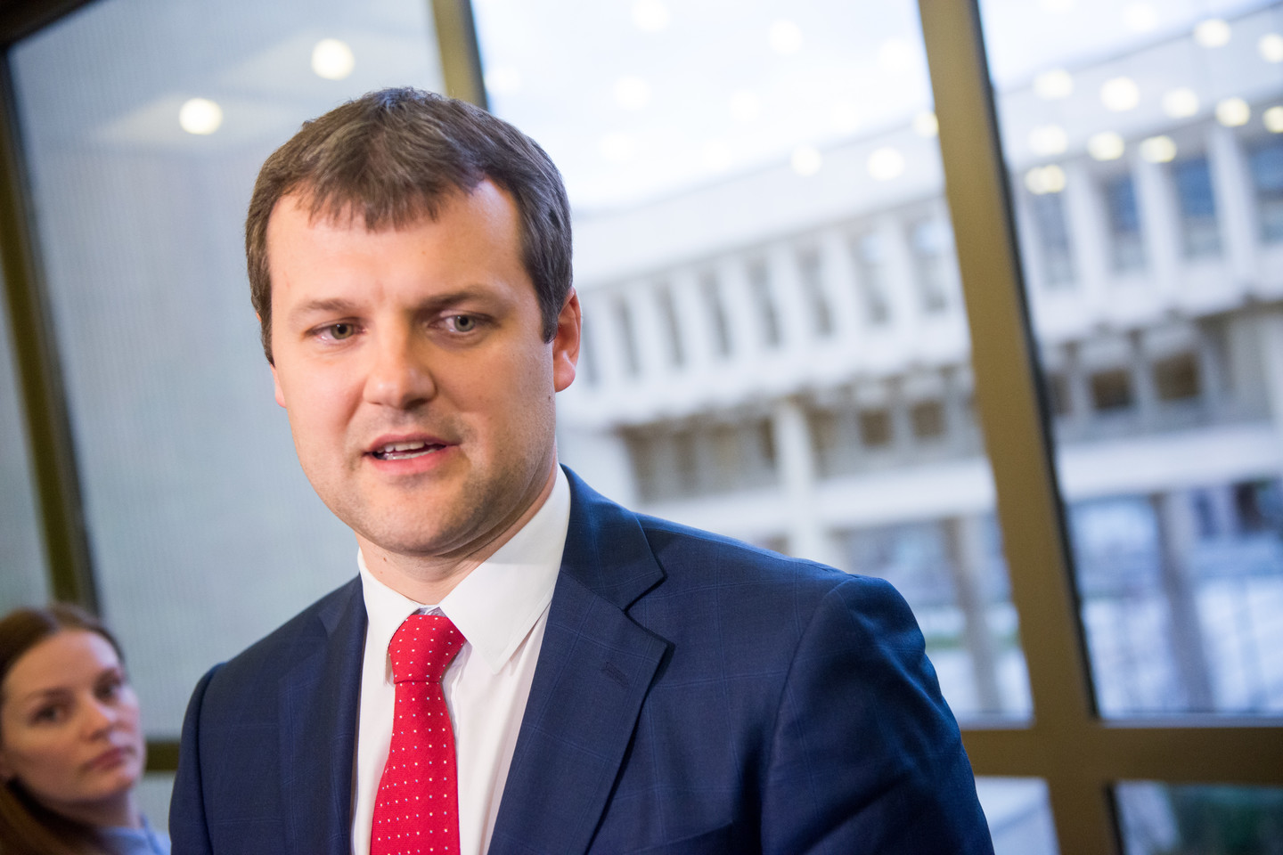 Gintautas Paluckas sakė, kad socialdemokratai puikiai dirbtų ir koalicijoje.<br>J.Stacevičiaus nuotr.