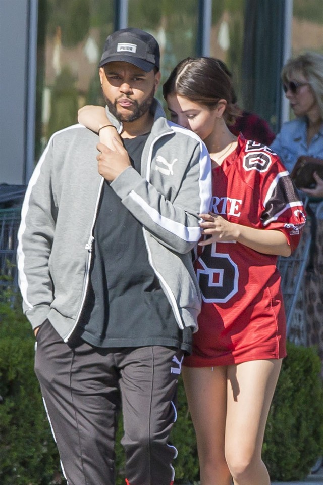  Selena Gomez ir The Weeknd.<br> ViDA Press nuotr.