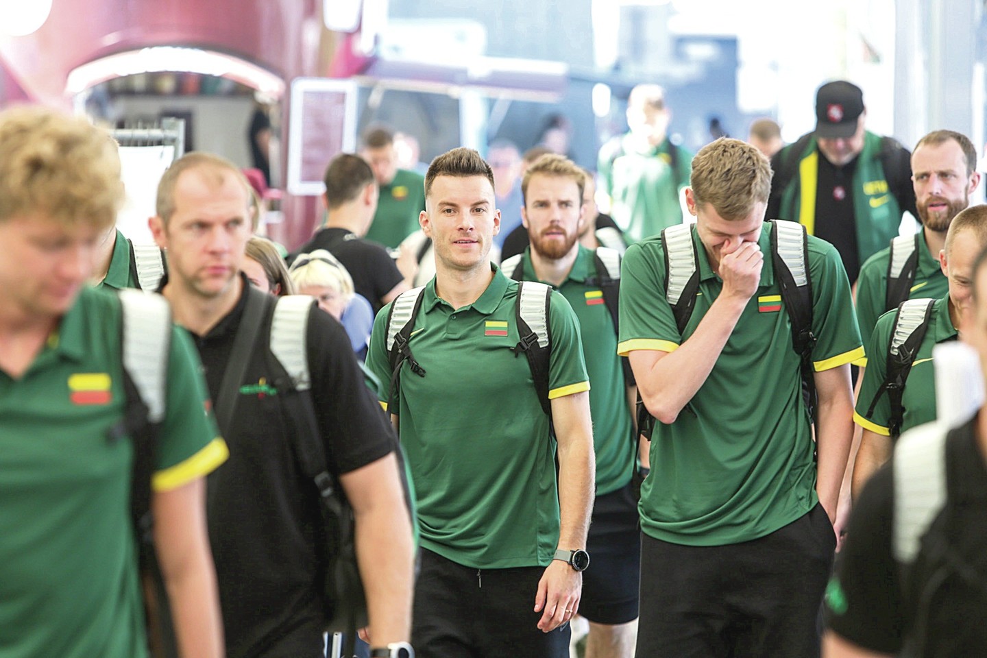 Lietuvos rinktinės žaidimas šiais metais atrodo įvairesnis. <br>G.Bitvinsko nuotr.