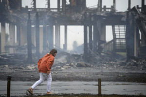 Ameriką talžo didžiausia audra per 12 metų: yra aukų