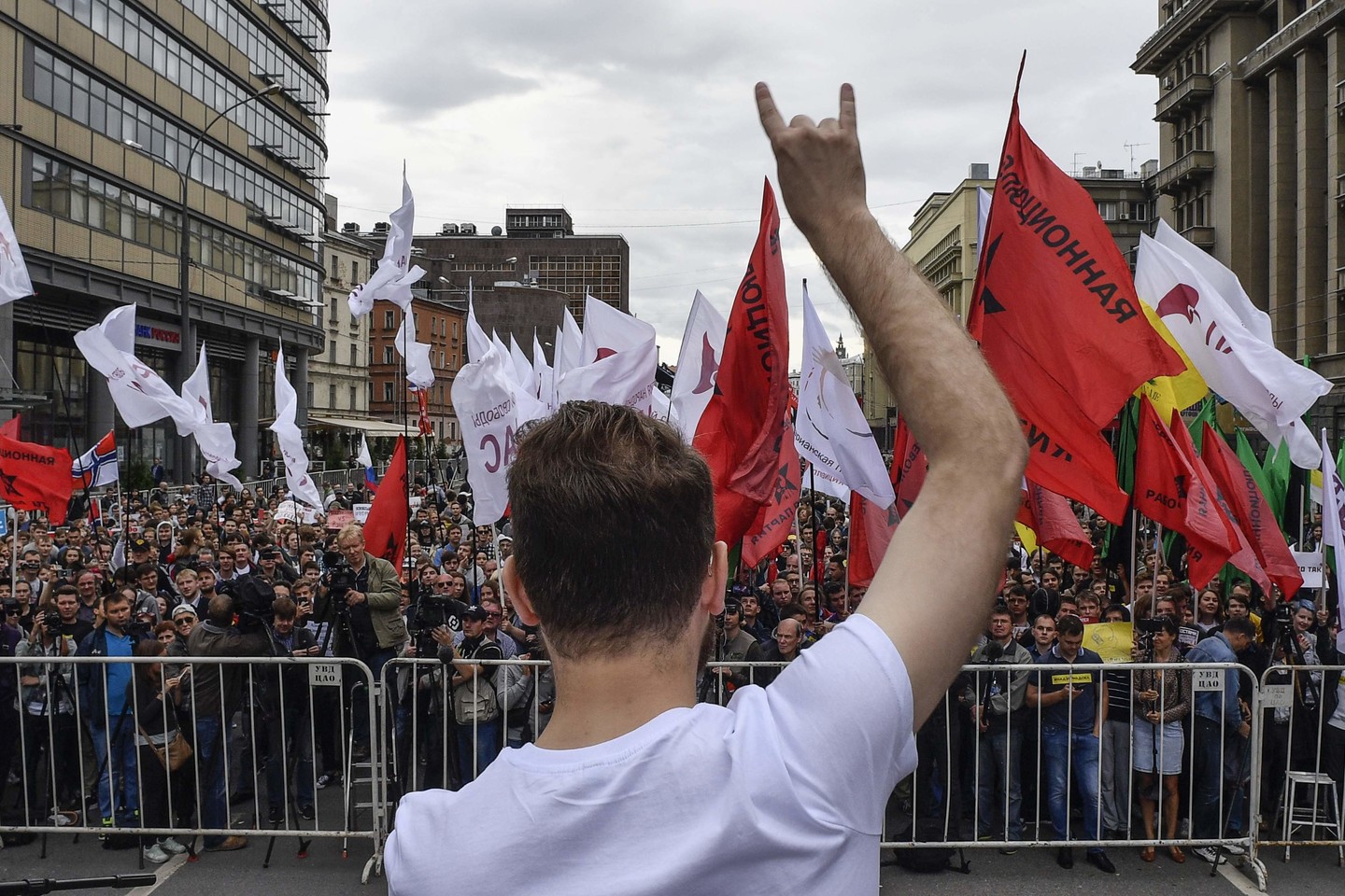 Rusai protestavo prieš cenzūrą internete.