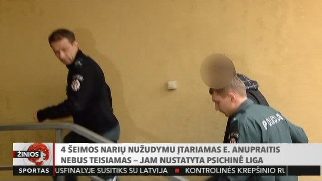 Egidijus Anupraitis nebus teisiamas – jam nustatyta psichinė liga