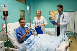 Į ligoninę patekęs Rolandas Vilkončius susidūrė su neįprastais medikais