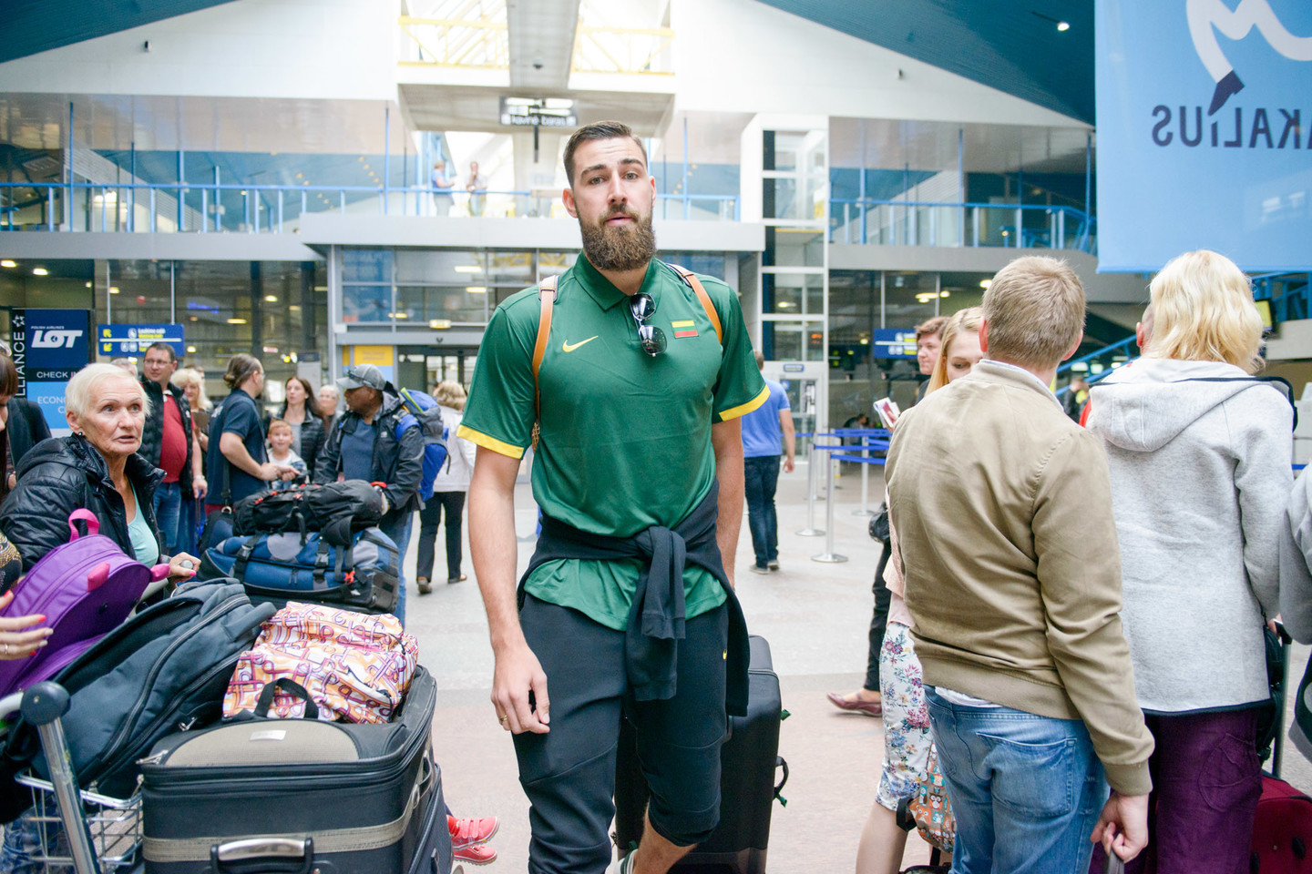 Lietuvos rinktinė Europos čempionate startuos ketvirtadienį.<br> J.Stacevičiaus nuotr.