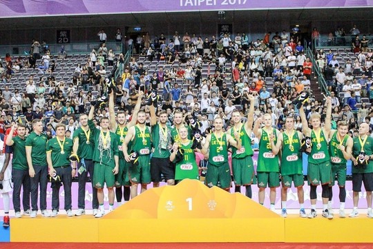 Lietuvos studentų krepšinio rinktinė universiadoje laimėjo auksą