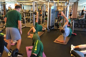 Lietuvos rinktinė jau treniruojasi Izraelyje, tačiau arenos lankų dar neišmėgino