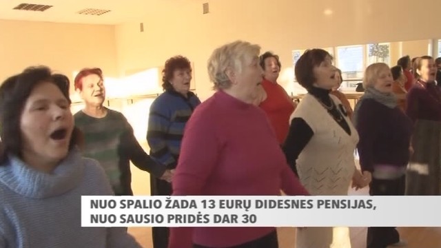 Trumpos žinios: žadama, kad nuo spalio pensijos didės 13 eurų