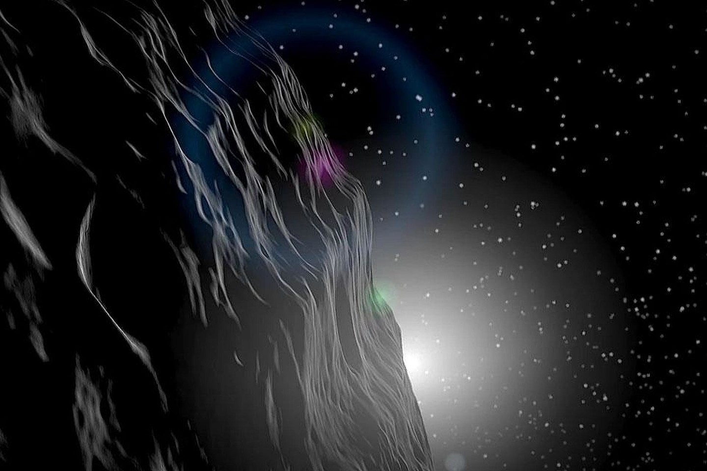  Neįprastai arti Žemės – 7 mln. km atstumu – rugsėjo 1-ąją praskries didžiausias per pastarąjį šimtmetį asteroidas, praneša NASA.<br> NASA iliustr.