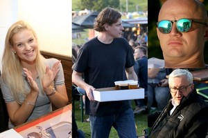 Garsių žmonių aistros dėl krepšinio liejosi ir lauke, ir baruose