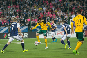 Škotijos rinktinės pamoka: Lietuvos futbolininkus sutriuškino 3:0