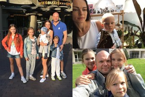 Kristupas Krivickas su šeima Druskininkuose mėgavosi jaukiu poilsiu