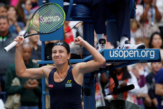 Puikus Latvijos tenisininkės pasirodymas: „US Open“ turnyre įveikė Mariją Šarapovą
