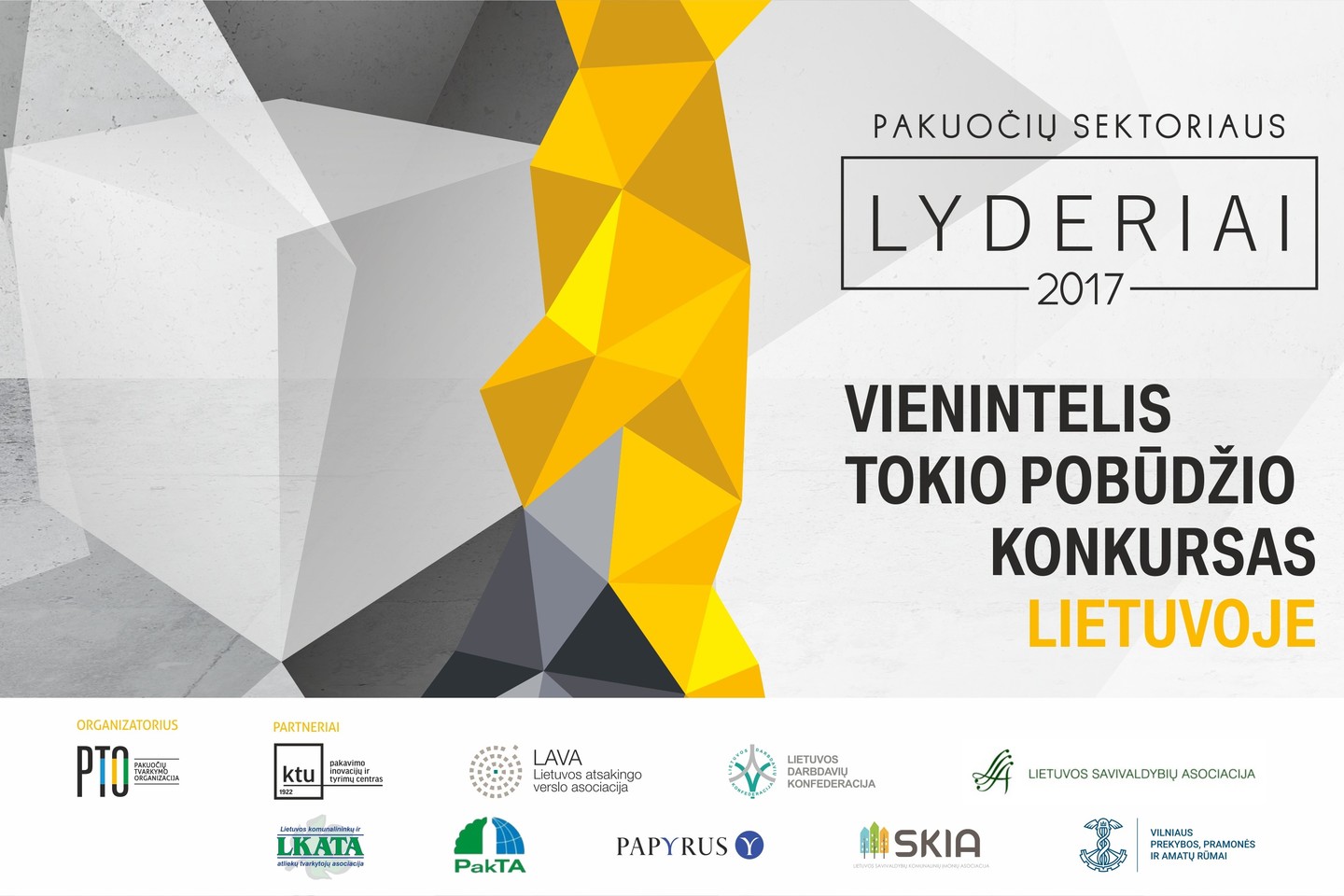 Pakuočių sektoriaus lyderiai 2017.<br>Užsakovo nuotr.
