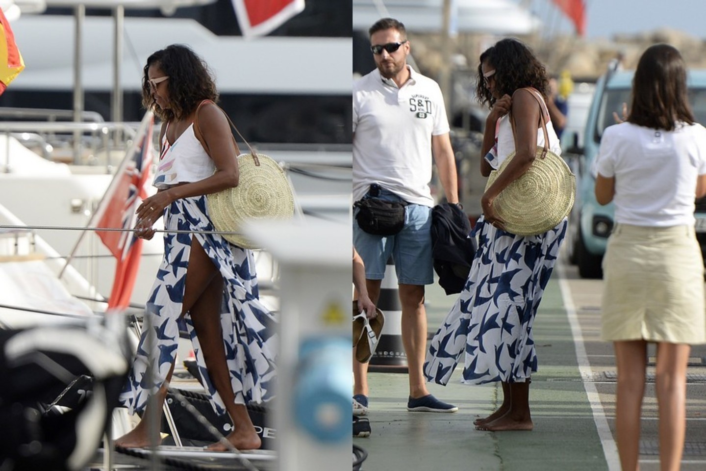  Michelle Obama sužavėjo jaunatvišku stiliumi.<br> ViDA Press nuotr.