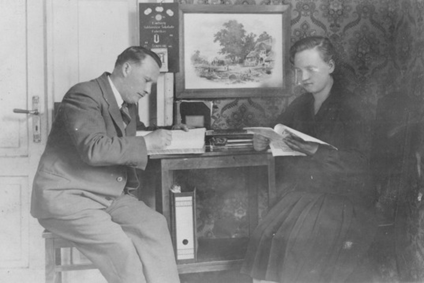 Saldainių fabriko „Rūta“ savininkas A. Gricevičius (1877–1949). XX a. 4 deš., Šiauliai.<br> Fotografija iš asmeninio kolekcininko Petro Kaminsko archyvo.