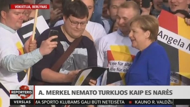 Angela Merkel nemato Turkijos kaip ES narės