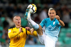 Lietuvos futbolininkai ir toliau pralaimėjimų liūne: Slovėnija sutriuškino mūsiškius net 4:0