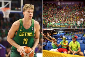 Mindaugo Kuzminsko šūvis paskutinę kėlinio sekundę įaudrino sirgalius