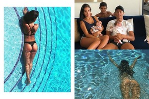 Dešimtmečiu jaunesnė nėščia Cristiano Ronaldo mylimoji stebina tobula figūra