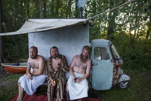 Savitoje suomių fotografo parodoje – pirties ritualai