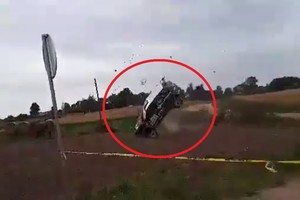 Benediktas Vanagas Elektrėnų ralyje patyrė didelę avariją