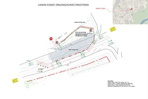 Vilniuje įrengiama požeminė pėsčiųjų perėja, pritaikyta neįgaliesiems