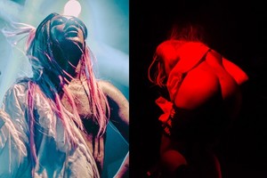 Translytė JAV žvaigždė Mykki Blanco stulbino lietuvius: maitino vaisiais ir rodė nuogą užpakalį