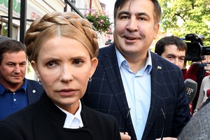 Ukrainos ir Lenkijos sienos perėjoje susirėmė Michailo Saakašvilio šalininkai ir priešininkai