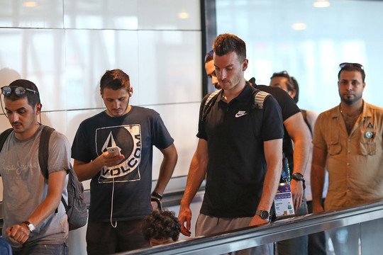 Štai kaip buvo sutikta Lietuvos vyrų krepšinio rinktinė 