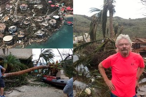 Milijardierius Richardas Bransonas parodė, kaip uraganas „Irma“ nuniokojo jo privačią salą