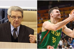 Krepšinio legenda Vladas Garastas kirto Donatui Motiejūnui: „Jis aikštėje – nematomas“