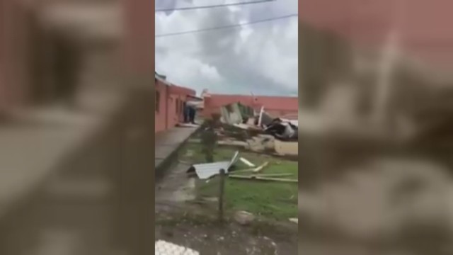 Po uragano Barbudoje neliko nei vieno gyventojo