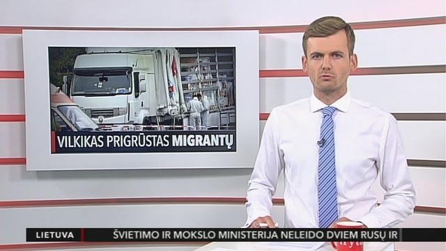 Vokietijos pareigūnai sustabdė vilkiką prigrūstą migrantų