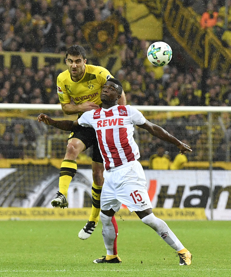  Dortmundo „Borussia“ ir „Koln“ rungtynės.<br> AP nuotr.