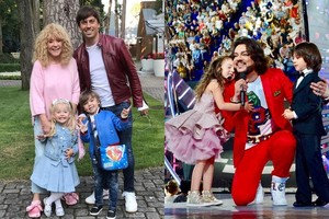 Filipo Kirkorovo vaikai nuotaikingai pasveikino Alos Pugačiovos ir Maksimo Galkino dvynius 